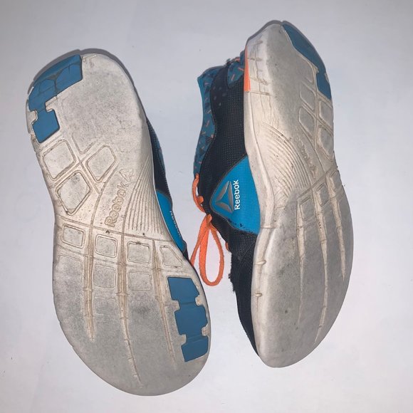 Boys Running Shoes Sneaker Reebok Blue Black - Picture 4 of 4